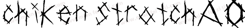 chiken stratchAOE字体转换